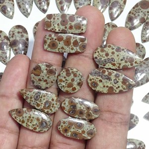 100% asteroide natural jaspe mezcla forma par cabujones en todos los tamaños hermoso asteroide jaspe par cabujón piedras preciosas sueltas - Product Image 3