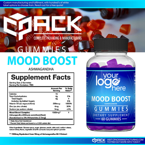 Ashwagandha กัมมี่แคนดี้ทำจาก USA อาหารเสริมอาหารเสริมสำหรับผู้ใหญ่ - Product Image 3