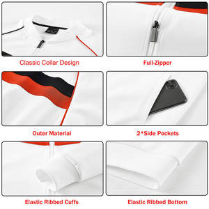 Ensemble de survêtement personnalisé pour homme en molleton 100 % coton, séchage rapide, coupe-vent, grande taille, idéal pour l'entraînement et la gym - Product Image 6