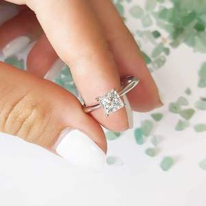 Diamant naturel taille princesse 1/6, élégant et luxueux, avec une excellente qualité de taille - Product Image 4