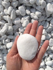 Pierres rondes en pierre blanche, 5 pièces, moins cher, roche de gravier, fournitures vietnamiennes - Product Image 3