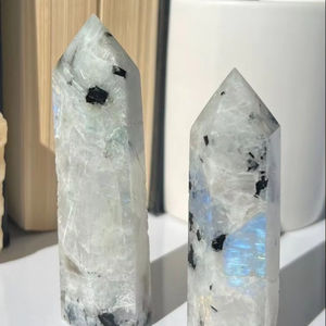 Piedra Lunar Arcoíris Natural de la Mejor Calidad para Diseñadores de Joyas, Sanación Espiritual y Accesorios de Lujo Disponibles en Oferta - Product Image 1