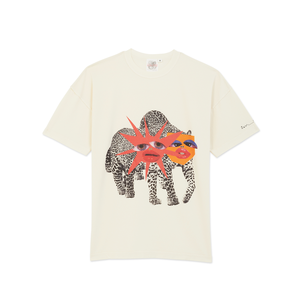 Glampard Compressed <b>White</b> Jersey T-Shirt 300 Grams Fabric Weight Size XS Screen Printed with Pattern 100% Cotton - Product Image 1