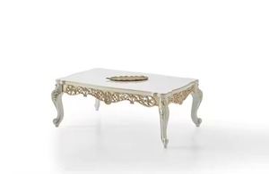 Mesa de centro convertible de madera maciza minimalista de lujo, muebles modernos para el hogar, oficina, Bar, Hotel, apartamento y sótano - Product Image 2