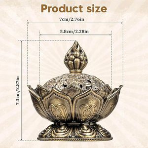 Quemador de Incienso de Latón Religioso de Lujo Estilo Vintage, Duradero, Compatible con Incienso Indio Natural, Diseño Personalizado - Product Image 3