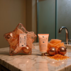 ชุดผลิตภัณฑ์ดูแลผิว BELLE Luxury in Amber Bath Star พร้อมสัมผัสเมทัลลิก - Product Image 3