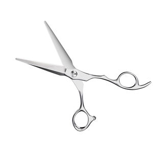 Ciseaux de coupe de cheveux 5.5 pouces poli miroir avec vis fantaisie VG10 poignée en acier ciseaux de Salon meilleur barbier de qualité chirurgicale - Product Image 6