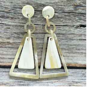 Pendientes de Cuerno de Búfalo de Nuevo Diseño, Joyería Natural Hecha a Mano, Accesorios Elegantes y Ligeros, Artesanía Natural de Primera Calidad - Product Image 2