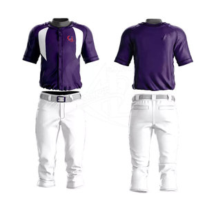 Conjuntos transpirables de uniforme de béisbol de tamaño adulto de alta calidad para equipos Venta caliente de calidad premium - Product Image 5