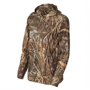 Camiseta de Pesca con Capucha de Manga Larga, Secado Rápido, Protección UV, Transpirable, Antibacteriana, de Poliéster Sublimado, 2025 - Product Image 4