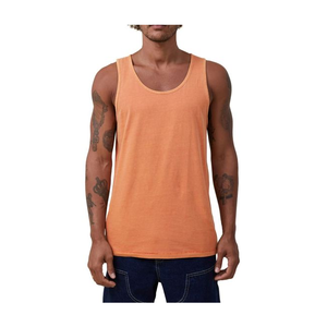 Men's Slim Fit Cotton Stringer Tank <b>Top</b> Custom Branding for Sports Teams for Workout and Bodybuilding Casual Style - Product Image 6