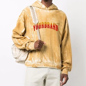 Fabricant de sweats à capuche en gros, tissu polaire, impression par transfert, sweats unisexes colorés, sweat à capuche pour homme - Product Image 4