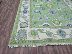 Tapis noué à la main tapis de laine fait à la main tapis de laine de qualité fine turque laine organique pour salon chambre chambre d'enfants - Product Image 3