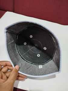 Hijau Hitam หมวกสวดมนต์ต้นปาล์มดาบ kabaa ปรับแต่งโลโก้ kopiah สีแดงสีขาวสีเขียวสีเทาสีน้ำเงินสีดำสำหรับบังคลาเทศ - Product Image 6