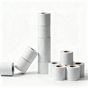 Rollos de Papel Higiénico de Alta Absorbencia, Papel Resistente para Baños Comerciales y Públicos - Product Image 6