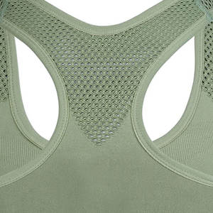Le Pakistan a fabriqué le soutien-gorge de fitness de yoga à soutien élevé pour femmes de la meilleure qualité avec logo avant matériau respirant en spandex/nylon - Product Image 5