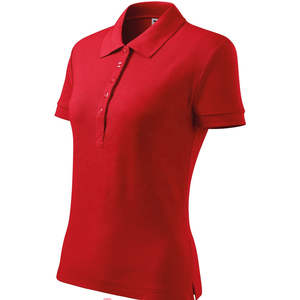 Camiseta Polo Premium para Mujer, Lisa, de Manga Corta, con Cuello de Botones, Transpirable, Elástica, Informal, para Trabajo, Uniforme, Top para Mujer - Product Image 3