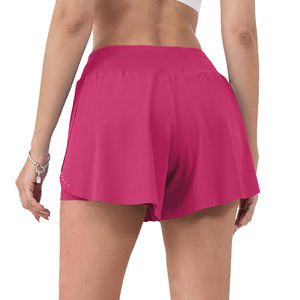 Shorts pour femmes à séchage rapide grande taille en gros Fitness Running Sport Layer taille élastique Shorts d'entraînement actifs pour les femmes - Product Image 6