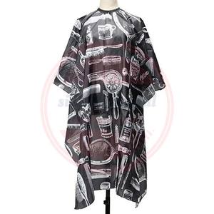 Hair Cutting Cape Gown <b>Barber</b> Apron with Snap Closure\Premium Quality <b>Barber</b> Salon Cape for Sale - Product Image 3