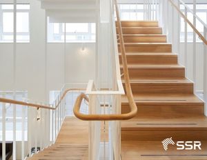 SSR Solid Wood Handrail Scantling Wooden Pillar Staircase Railing Components Structural Wood Profiles for Interior Construction - Product Image 4