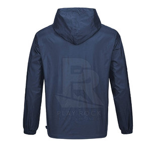 Veste coupe-vent en toile respirante de haute qualité pour hommes grande taille col à capuche style High Street pour l'hiver - Product Image 2