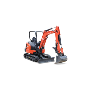 Excavadora compacta Kubota fiable, equipo de maquinaria de construcción con motor diésel para pequeñas obras de construcción - Product Image 2