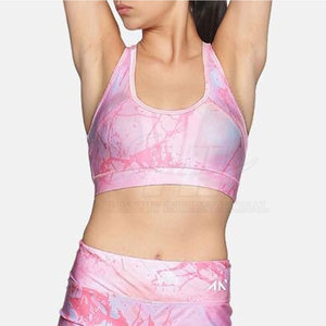 Soutien-gorge de sport respirant en maille pour femme avec tissu à séchage rapide, léger et sans armatures, idéal pour la gym, la course et les activités de plein air - Product Image 5