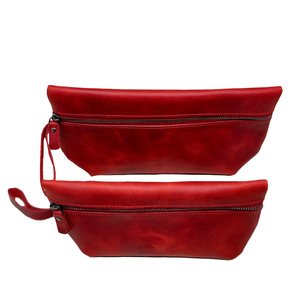 OEM Custom Women's PU Leather <b>Lipstick</b> <b>Case</b> and Makeup Bag with Zipper Closure Custom Logo Cosmetic Storage Bags - Product Image 3