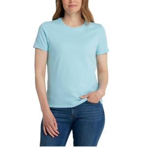 T-shirt imprimé coupe ample multicolore personnalisé de haute qualité pour femmes Streetwear Spandex/coton écologique - Product Image 3