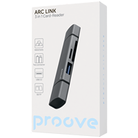 Lecteur de cartes Proove Arc Link 3 en 1 (USB3.0 + carte SD + carte Micro SD)