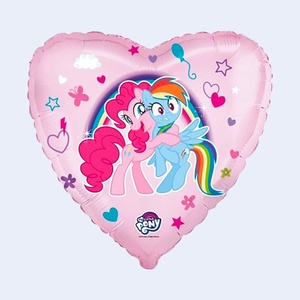 Ballon en aluminium My Little Pony 45 cm, décoration de fête, lot de 2 - Product Image 4
