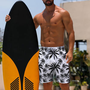 Shorts de plage extensibles pour hommes en gros, 100 % polyester, séchage rapide, avec cordon de serrage, pour le surf et la natation - Product Image 6