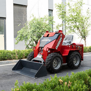 จัดส่งฟรี DIG-BOY รถตักล้อยางขนาดเล็ก 1 ตัน พร้อมที่ตักด้านหน้า เครื่องยนต์ดีเซล ถังตักแคบ 820 มม. - Product Image 1