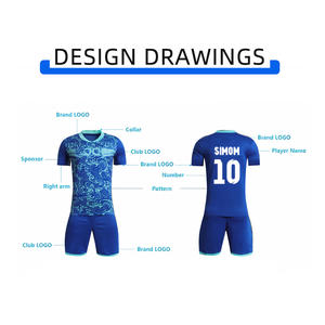 Camiseta de fútbol de secado rápido para hombres y mujeres personalizable de alta calidad, el mejor diseño de ropa deportiva, logotipo personalizado impreso, nombre del equipo - Product Image 5