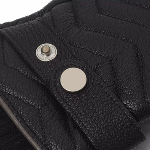 Gants en cuir de chèvre pour hommes Mason avec doublure en laine, poignet réglable, antistatiques, antidérapants, durables, compatibles écran tactile, pour conducteurs et mode - Product Image 4