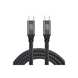 Cable de Datos de Alta Velocidad Netzy QG02 240W PD3.1, 1 Metro, Negro, Tipo-C a Tipo-C, Cobre Puro, USB3.0 para Dispositivos USB - Product Image 3