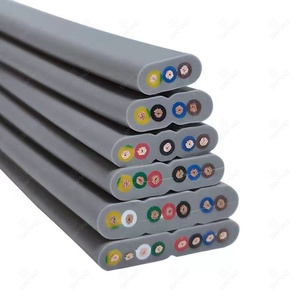 Linh hoạt <span class=keywords><strong>PVC</strong></span> cách điện thang máy và cần cẩu Cáp điều khiển 12x0.75 mét với bị mắc kẹt đồng dây dẫn trong nhà di chuyển các ứng dụng - Product Image 1