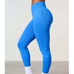 Tùy chỉnh eo Yoga xà cạp đẩy lên yoga quần phụ nữ phòng tập thể dục tập thể dục scrunch Butt Tights Workout chạy quần áo - Product Image 3