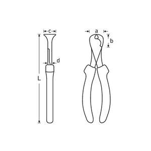 Coupe-câbles Stahlwille avec tête chromée - Product Image 1