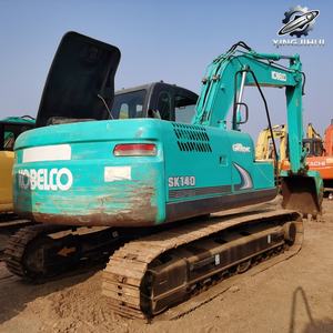 Excavadora Usada Kobelco SK140 de 14 Toneladas con Cucharón de 0.7m³, Marca Original Japonesa, Excavadora de Orugas Mediana para Construcción, Bajo Número de Horas, Certificación CE - Product Image 2