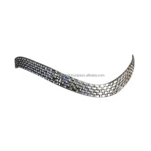 Best Quality Leather Equestrian Horse Premium Brow Bands With Crystal <b>Rhinestone</b> <b>Top</b> Indian Wholesale Manufacturer - Product Image 5
