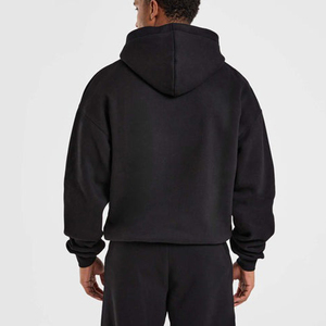 Sweat à capuche en coton vierge pour hommes Streetwear Pull à capuche surdimensionné et lourd Style Streetwear Sweats à capuche de haute qualité au design personnalisé - Product Image 3