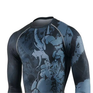 2024 Customized <b>MMA</b> <b>Rash</b> <b>Guard</b> Logo Jiu-Jitsu BJJ Logo Made-to-Order Design for Your Logo Blank <b>Rash</b> <b>Guard</b> for Your Convenience - Product Image 3