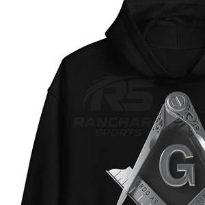 Sudadera con Capucha con Emblema Masónico, Sudadera con Capucha Masónica, Sudadera con Capucha con Logotipo Masónico, Estilo Urbano, Sudaderas con Capucha Masónicas - Product Image 5