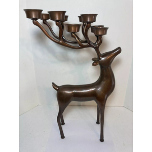 Modern Silverware Reindeer <b>Candelabra</b> Candle Holder Prime Quality Metal Candle Holder <b>Candelabra</b> for Home Accent in Low Price - Product Image 2