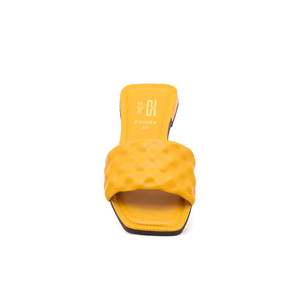 Pantoufles de sport formelles jaunes FR8054 - Product Image 1