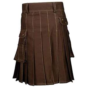 Original Top Trending Traditional Hunting Stewart Tartan Kilts en lana acrílica de Sialkot | Pakistan Scottish Mens Kilt - Product Image 5