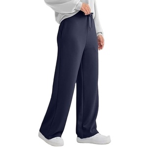 Pantalones acampanados de mujer con logotipo personalizado, pantalones acampanados de cintura media informales de algodón Original de alta calidad de gran tamaño, Nurak 2025 - Product Image 6
