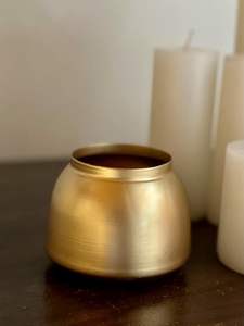 Vase en métal de style simple fleurs Vase à fleurs rond en or mat Vases de décoration de table de mariage fleurs décor à la maison - Product Image 4