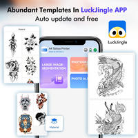 Imprimante de tatouages temporaires Bluetooth pour ordinateur portable, téléphone, impression Android, iOS, Windows, Mac, vente en gros, fournisseur direct